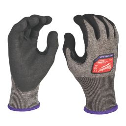 Milwaukee Hidex Cut Level F Gloves Grey Large