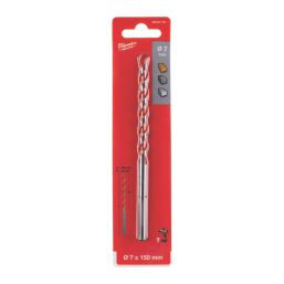 Milwaukee  Straight Shank Masonry Premium Concrete Drill Bit 7mm x 150mm