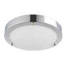 Saxby Anchorage LED Bathroom Ceiling Light Chrome 9W 650lm