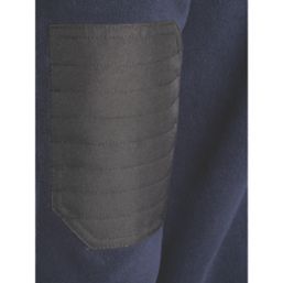 JCB Trade 1/4 Zip Tech Fleece Navy 2X Large 50-52" Chest