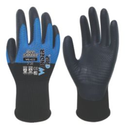 Wonder Grip WG-422 Bee-Smart  General Handling Gloves Black/Blue Small