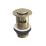 ETAL Slotted Push Button Basin Waste Brushed Brass 60mm