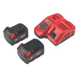 Milwaukee M18BQSS-502B 18V 2 x 5.0Ah Li-Ion RedLithium  Cordless Sheet Sander