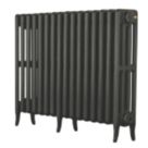 Arroll 660mm x 874mm 3726BTU Pewter Cast Iron 4 Column Radiator