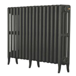 Arroll 660mm x 874mm 3726BTU Pewter Cast Iron 4 Column Radiator
