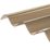 Radmat Building Materials  Corrugated PVC Roofing Sheets Bronze 2000mm x 0.8mm x 950mm 5 Pack
