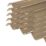 Radmat Building Materials  Corrugated PVC Roofing Sheets Bronze 2000mm x 0.8mm x 950mm 5 Pack
