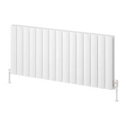 Reina Loco Double 600mm x 1420mm 5270BTU White Horizontal Designer Radiator