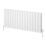 Reina Loco Double 600mm x 1420mm 5270BTU White Horizontal Designer Radiator