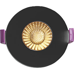 Knightsbridge SpektroLED Fixed  Fire Rated LED 4-CCT Downlight Matt Black 5 / 8W 870lm