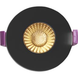 Knightsbridge SpektroLED Fixed  Fire Rated LED 4-CCT Downlight Matt Black 5 / 8W 870lm