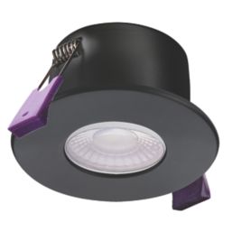 Knightsbridge SpektroLED Fixed  Fire Rated LED 4-CCT Downlight Matt Black 5 / 8W 870lm