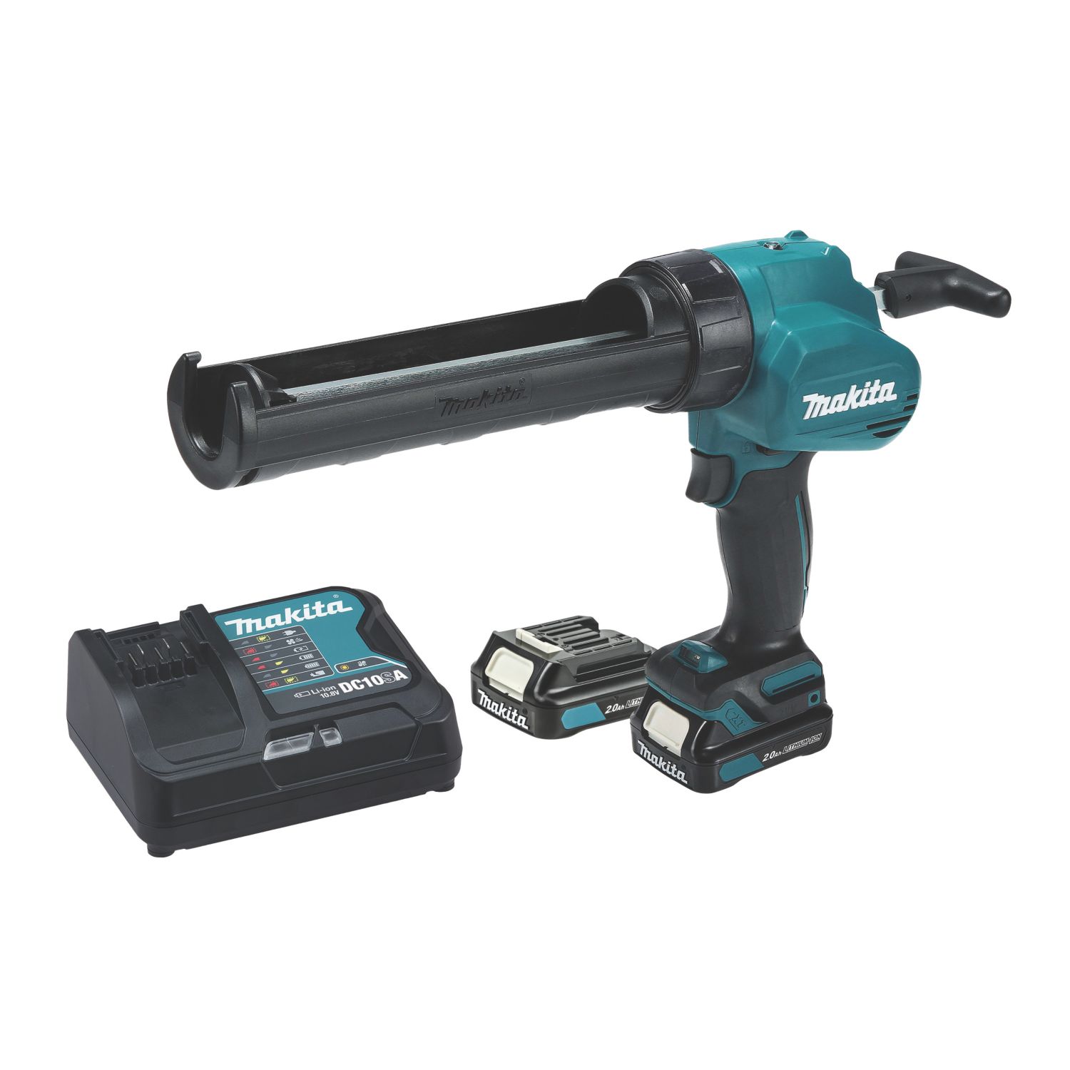 Makita CG100DWAEA 12V 2 x 2.0Ah Li-Ion CXT Cordless Caulking Gun (746HF)