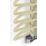 Terma 1200mm x 500mm 2460BTU Cream / Brass Curved Designer Towel Radiator