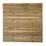 Forest Flat Double-Slatted  Fence Panels Natural Timber 6' x 6' Pack of 3