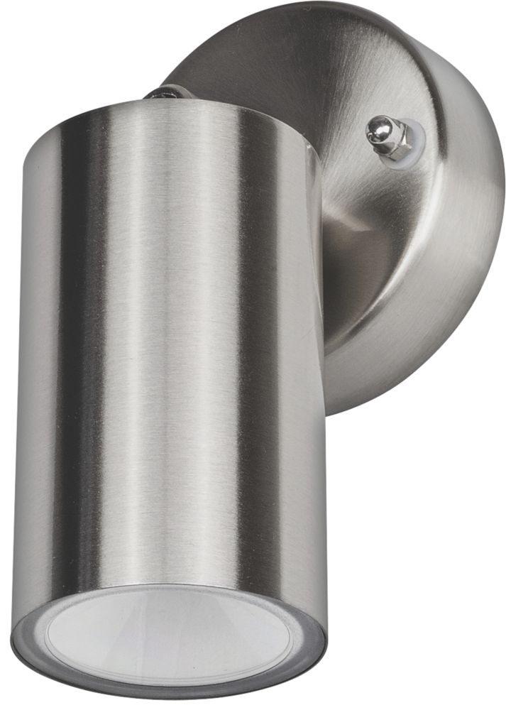 Luceco Outdoor LED Up & Down Wall Light Stainless Steel 4W 300lm - Screwfix