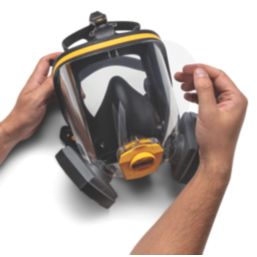 DEWALT DXIR1FFM032 Full Face Mask Visor Protectors Clear 10 Pack