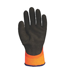 Wonder Grip WG-338 Thermo Plus Protective Work Gloves Orange / Black Large