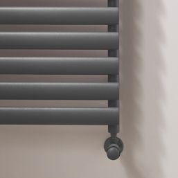Towelrads 1500mm x 500mm 2308BTU Anthracite Flat Designer Towel Radiator