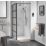Triton Neo  Framed Grid Showerwall  Black 1000mm x 2000mm