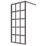 Triton Neo  Framed Grid Showerwall  Black 1000mm x 2000mm