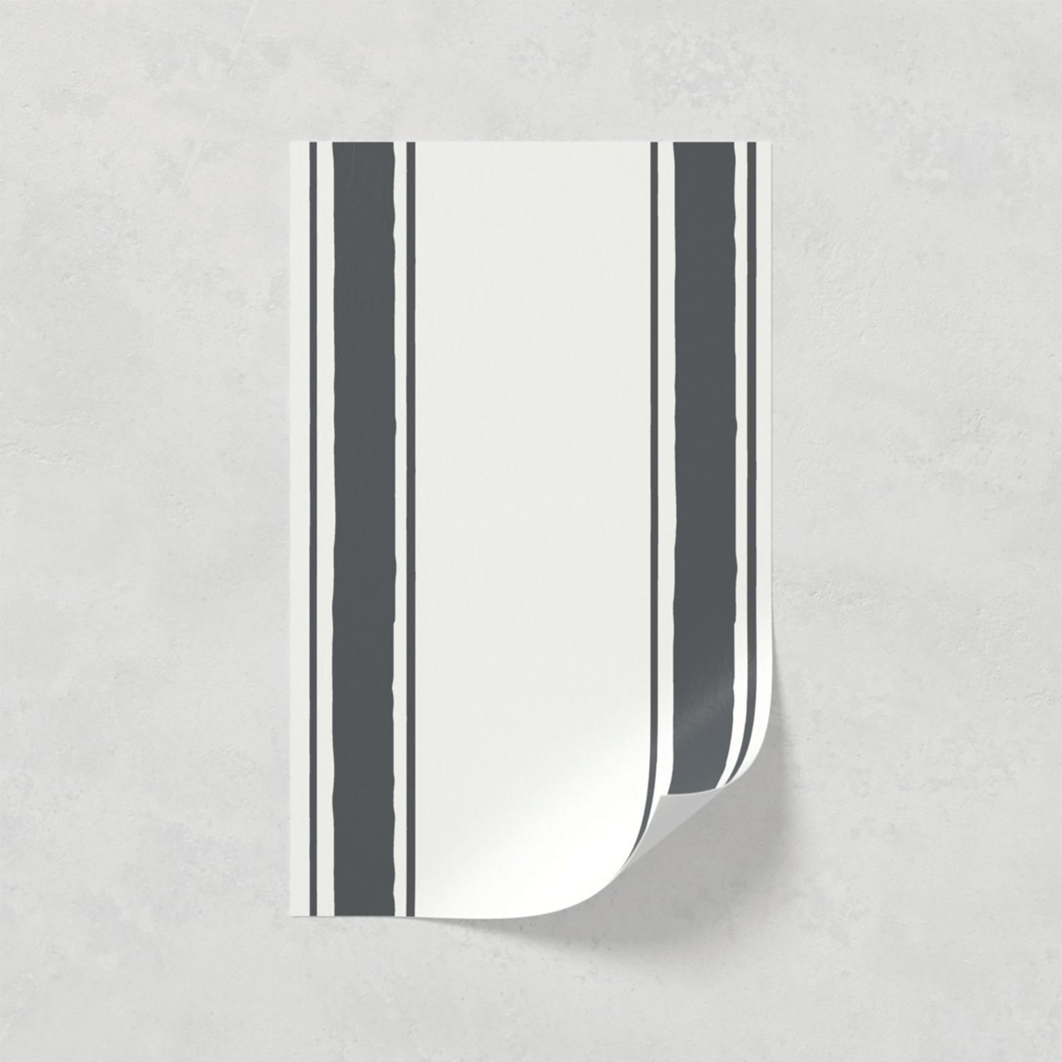 LickPro Black Stripes 03 Wallpaper Sample 0.18m x 0.29m (746VX)