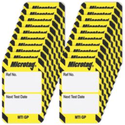 Scafftag  Microtag Inserts (Yellow) 20 Pack