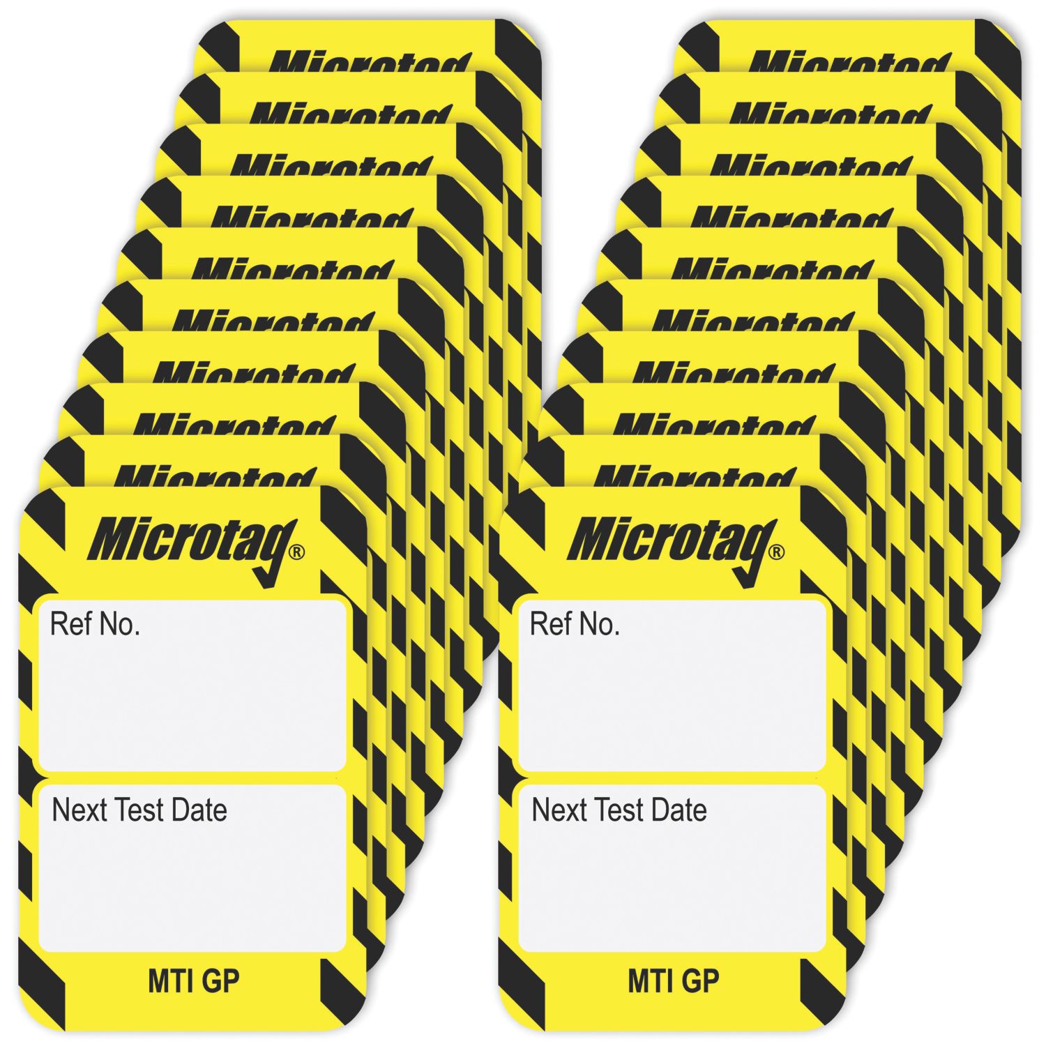 Scafftag Microtag Inserts (Yellow) 20 Pack (746YU)
