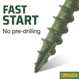 Timbadeck  PZ Double-Countersunk  Decking Screws 4.5mm x 75mm 100 Pack
