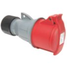 Amphenol 32A 4P+E Straight Connector 415V