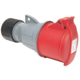 Amphenol 32A 4P+E Straight Connector 415V