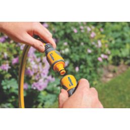 Hozelock Double-End Male Hose Connector - Screwfix