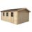 Shire Bradenham 44 13 ' 6"  x 18' 6" (Nominal) Apex Timber Garage