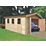 Shire Bradenham 44 14' x 18' 6" (Nominal) Apex Timber Garage
