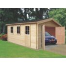 Shire Bradenham 44 13 ' 6"  x 18' 6" (Nominal) Apex Timber Garage