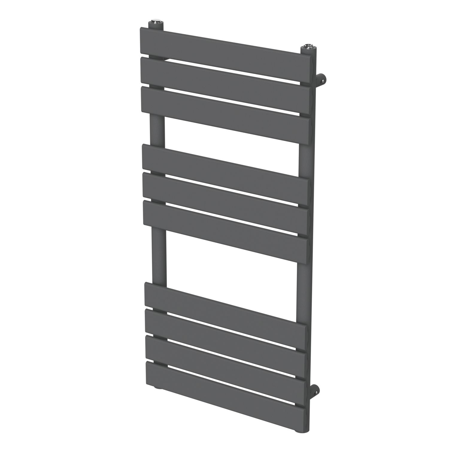 Flomasta 1000mm x 500mm 1576BTU Anthracite Flat Designer Towel Radiator (747AM)