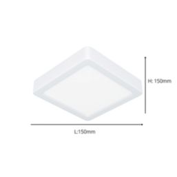 Eglo Fueva 6 LED Bathroom Ceiling Light White 7W 1100lm