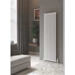 Reina Elips Single 1600mm x 540mm 3418BTU White Vertical Designer Radiator