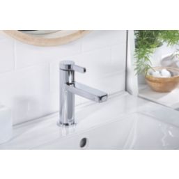 Bristan Elevar Chrome Plated 149mm Standard Lever Mono Basin Mixer Tap  With Clicker Waste