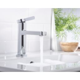 Bristan Elevar Chrome Plated 149mm Standard Lever Mono Basin Mixer Tap  With Clicker Waste