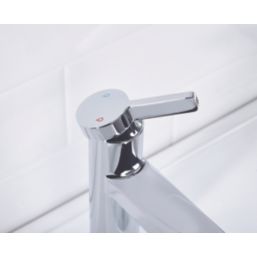 Bristan Elevar Chrome Plated 149mm Standard Lever Mono Basin Mixer Tap  With Clicker Waste