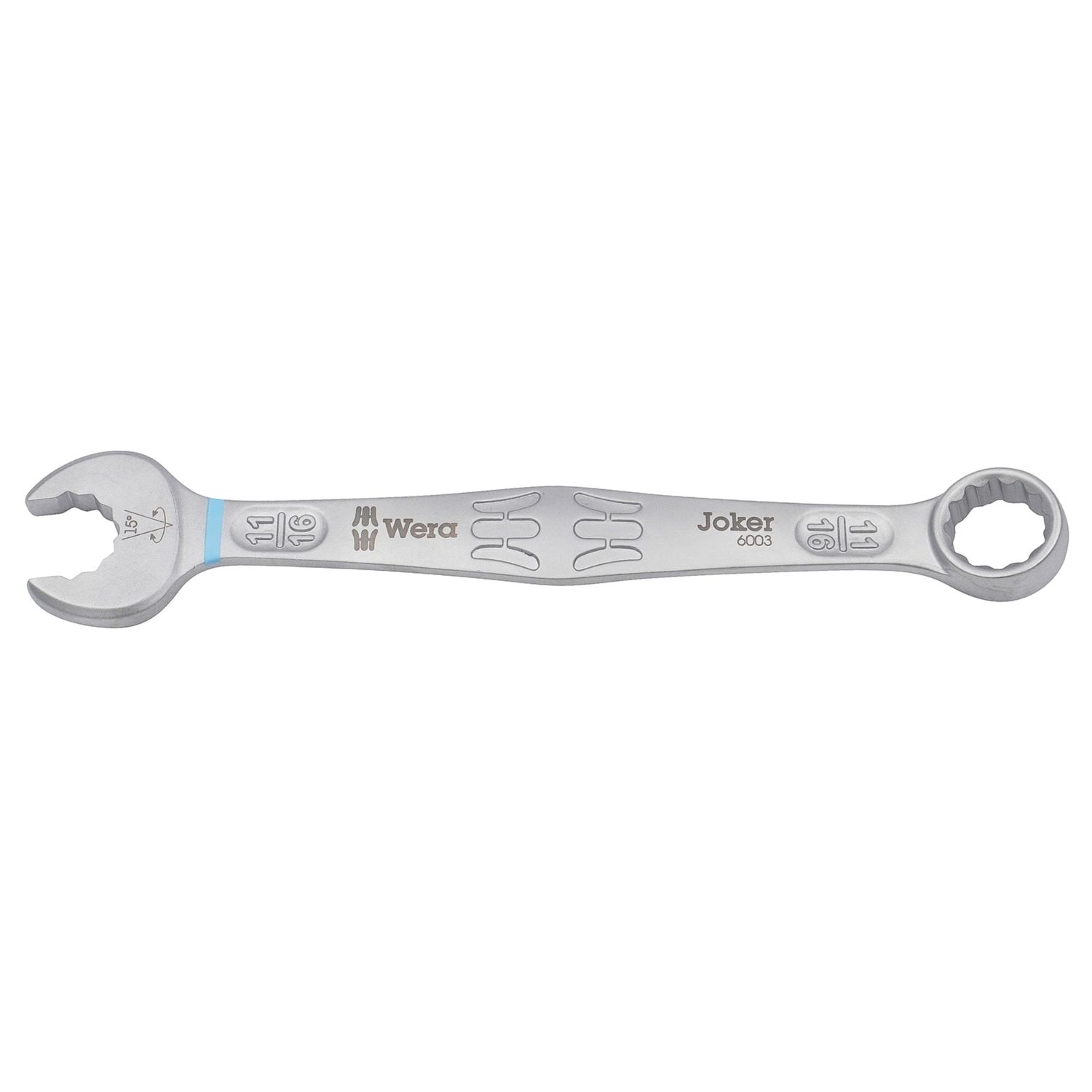 Wera 6003 Joker Combination Spanner 11/16" (747FU)
