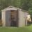 Keter Factor 8' x 10' 6" (Nominal) Apex Resin Shed Brown
