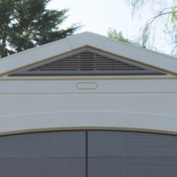 Keter Factor 8' x 10' 6" (Nominal) Apex Resin Shed Brown