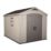 Keter Factor 8' x 10' 6" (Nominal) Apex Resin Shed Brown