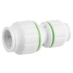 Flomasta  Plastic Push-Fit Reducing Couplers 22mm x 15mm 2 Pack