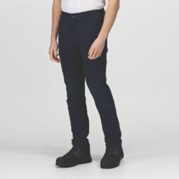 Regatta Prolite Stretch Work Trousers Navy 36" W 29" L