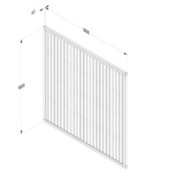 Forest   Trellis Garden Screen 6' x 6' 3 Pack