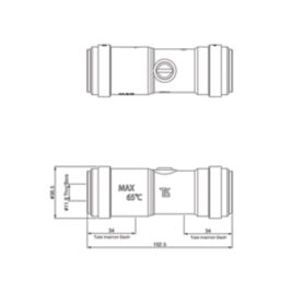 Flomasta Isolating Valve 22mm