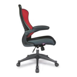 Nautilus Designs Mercury 2 Medium Back Executive Chair Red